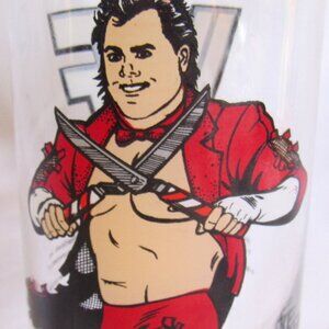 WWF 1990 Brutus The Barber Beefcake Glass, World Wrestling Federation, B222